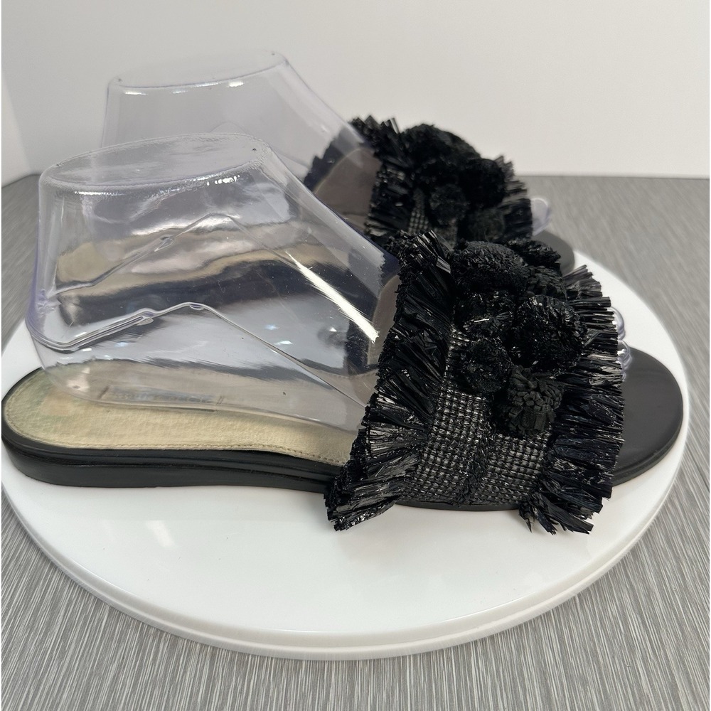 Louise et Cie Women's Sandals Size 9M US Flats With Black Fringe - Picture 4 of 8